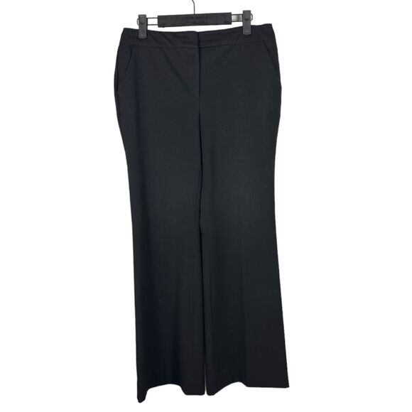 Chico's So Slimming Straight-Leg Trousers Black Pants Size 0 Short (US 4 Short) - Picture 1 of 4